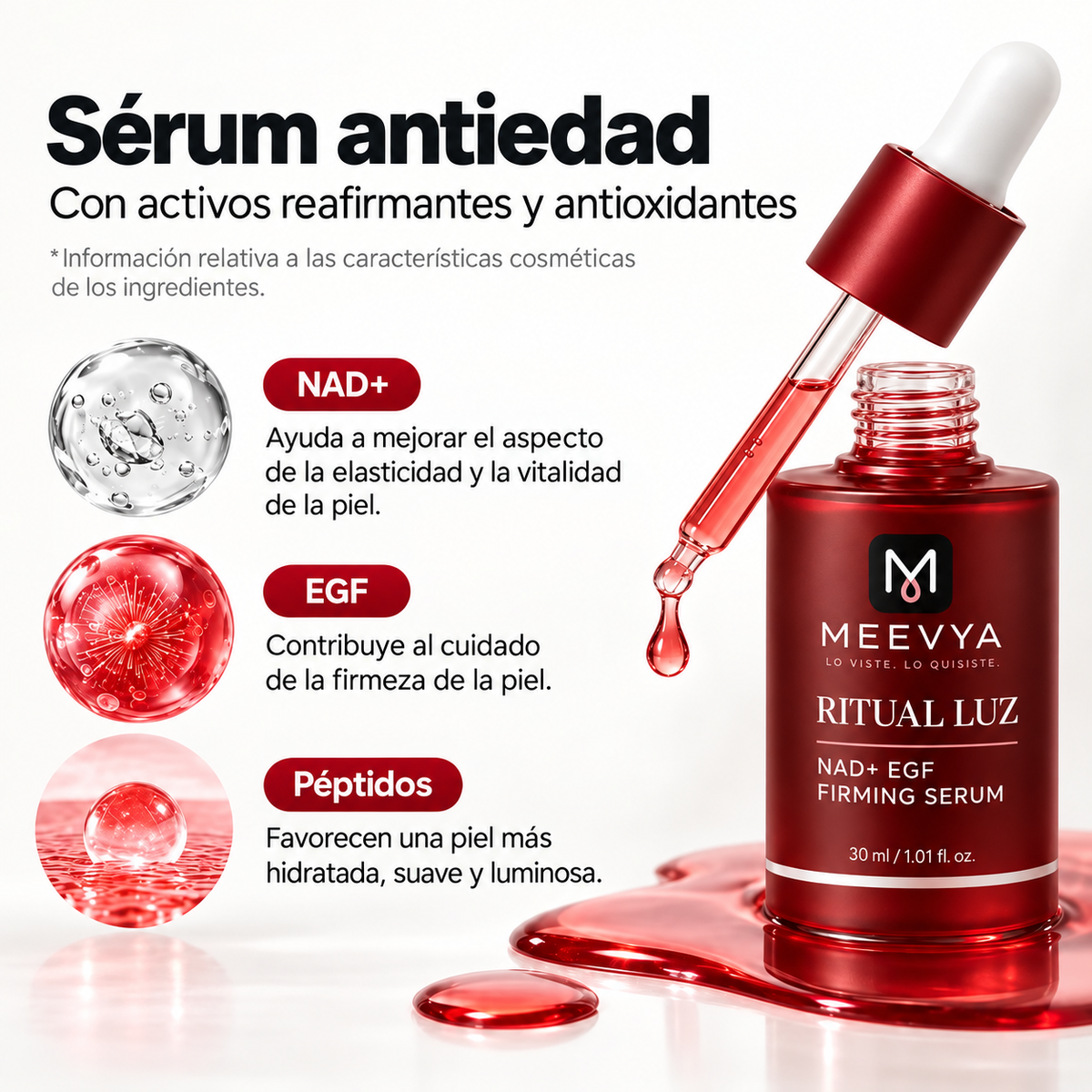RITUAL LUZ | NAD+ EGF + COLÁGENO | 30 ml
