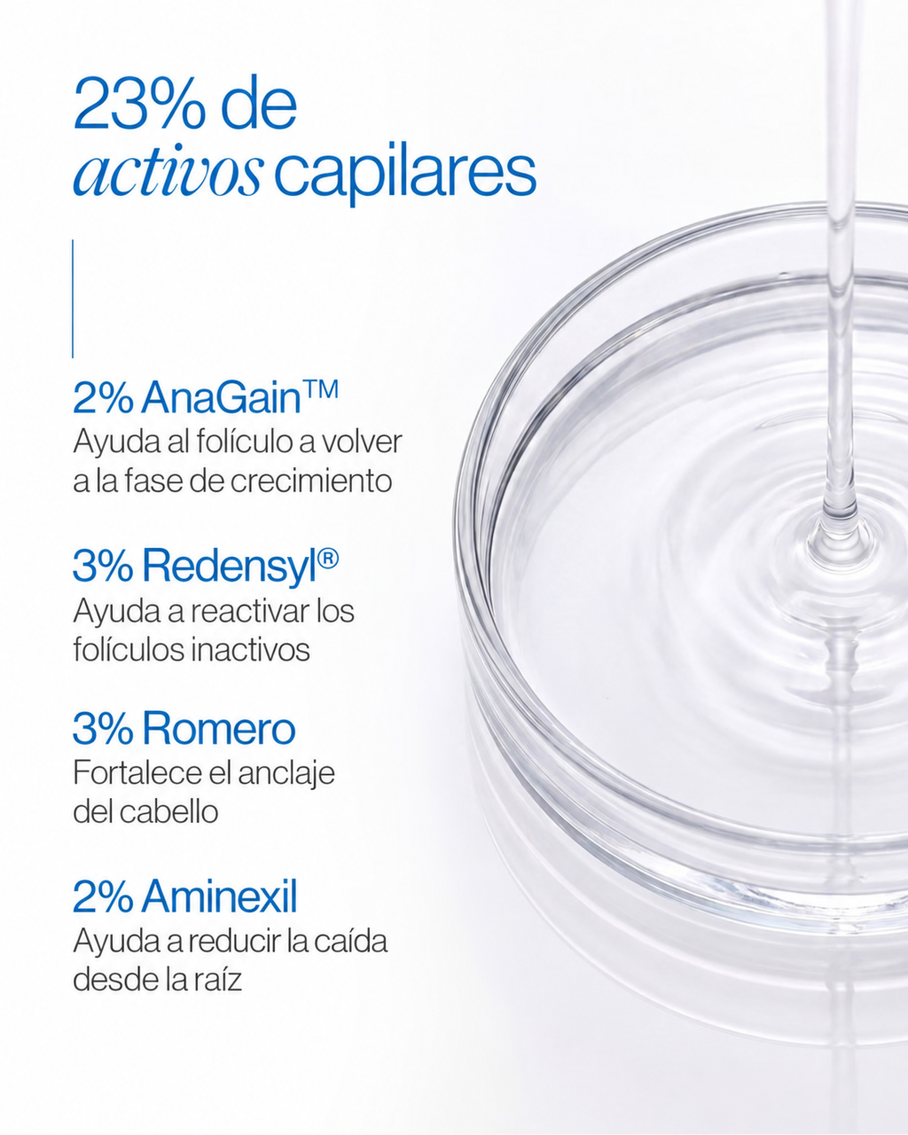 Sérum Capilar Roll-On | Crecimiento y Fortalecimiento del Cabello | 25 ml